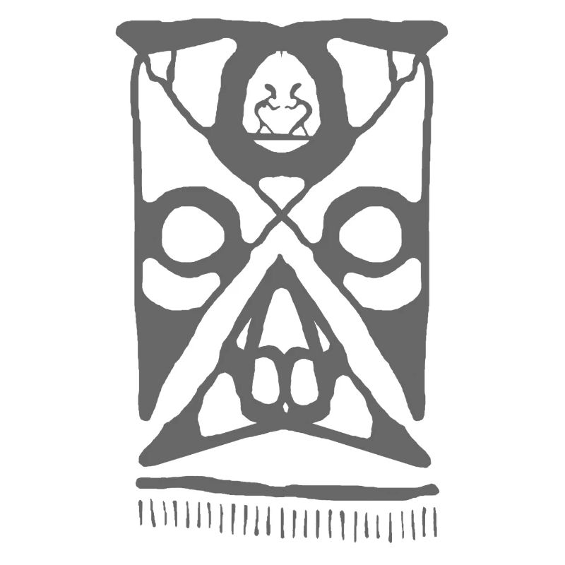 Abstract Tribal Maori Pattern Print