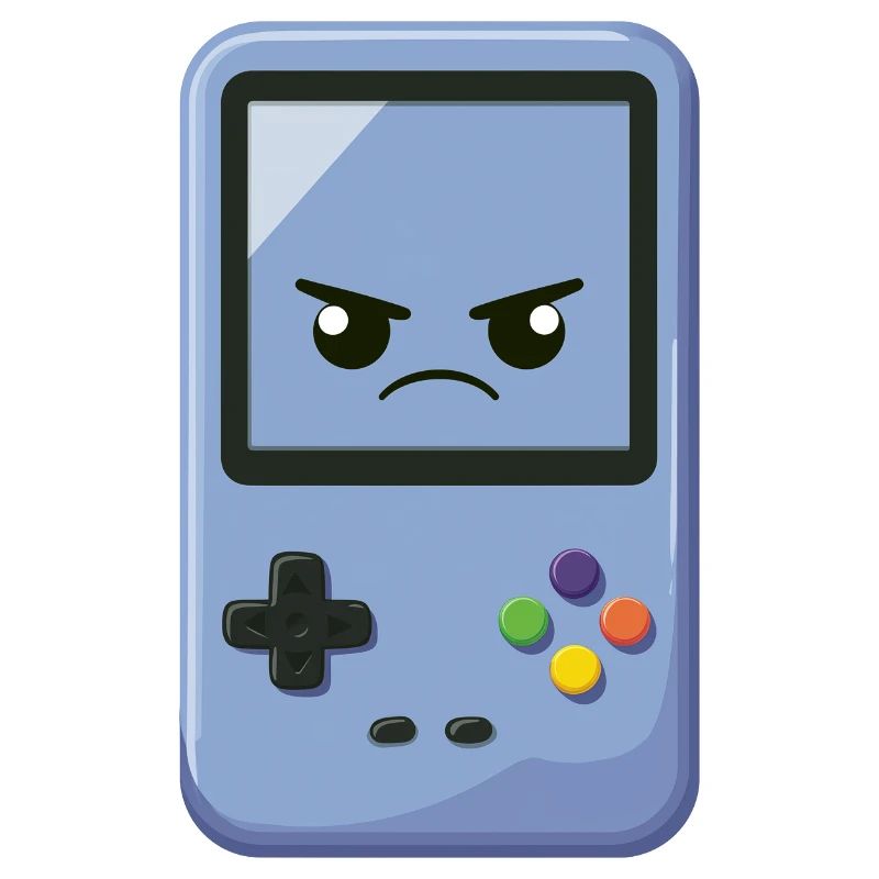 Console jeu énervée drôle