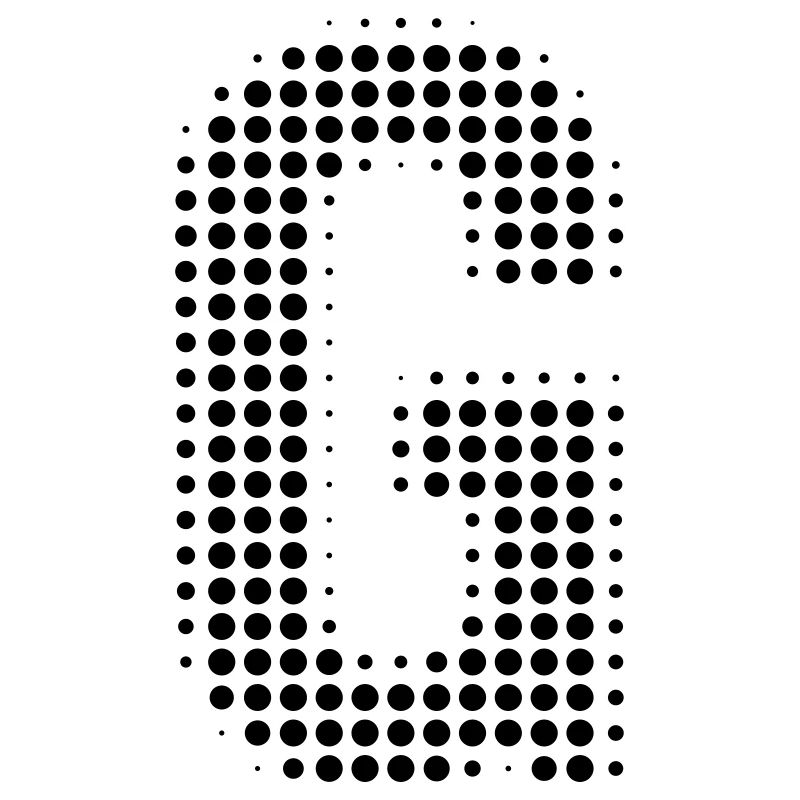 Lettre G initiale lettre points cadeau