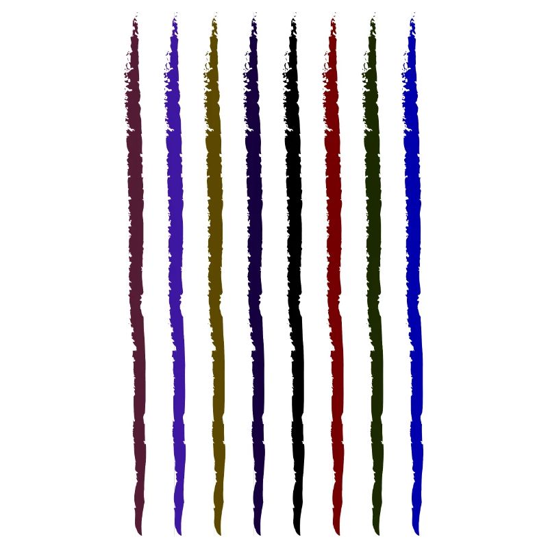 coloured frayed strokes dark