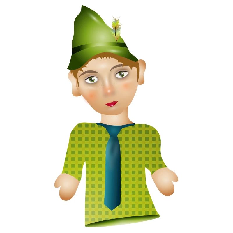 Der Seppel oder auch Seppl als Puppen Figur