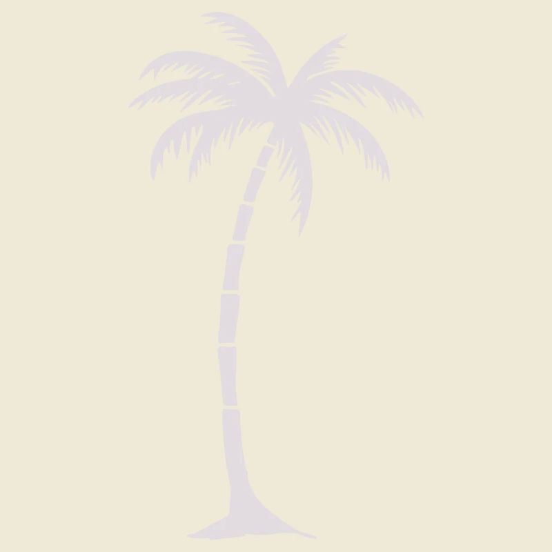 Tropical Palm Tree Silhouette