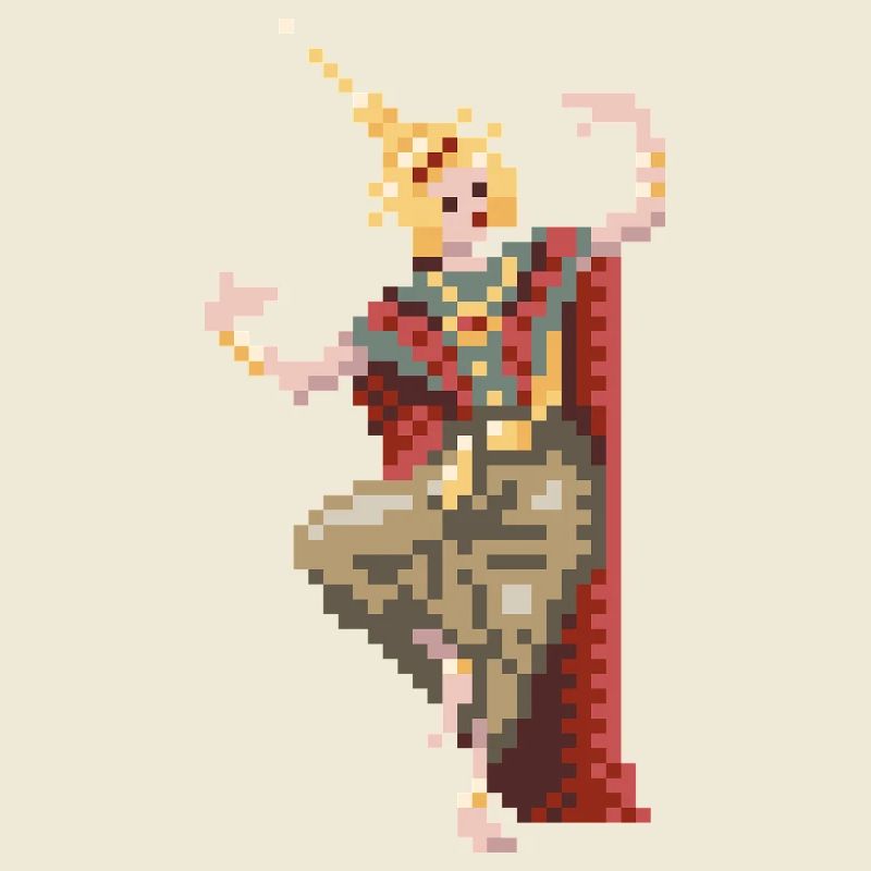 8bit thai dancer
