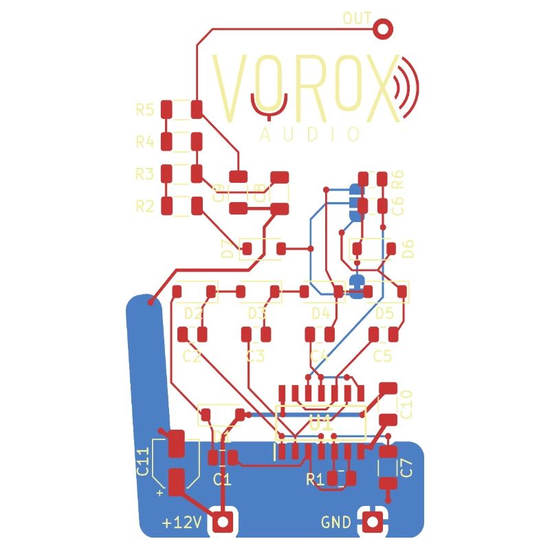 Art du circuit audio sur les circuits imprimés