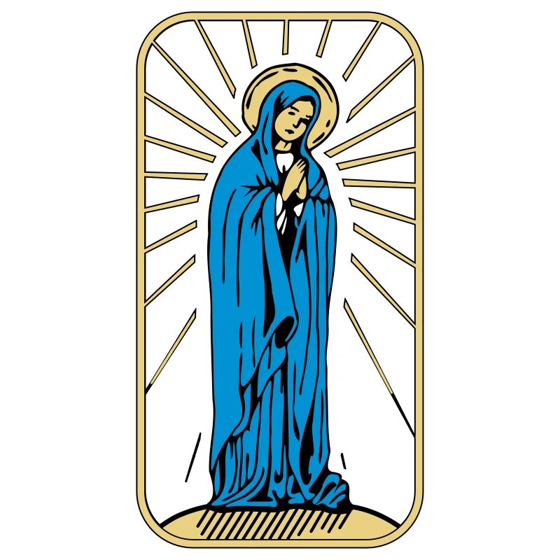 Sainte Marie sans arrière-plan