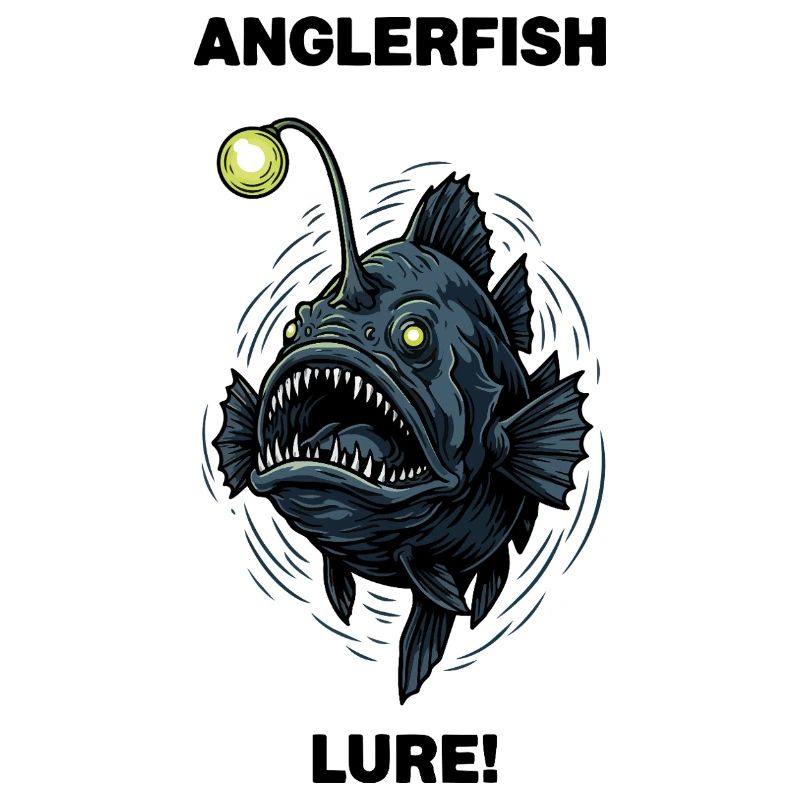 Abyssal monkfish Lure anglerfish