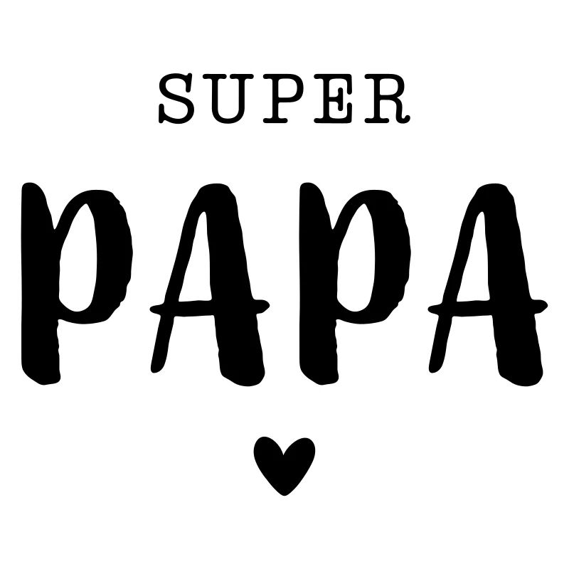 Super papa avec cœur