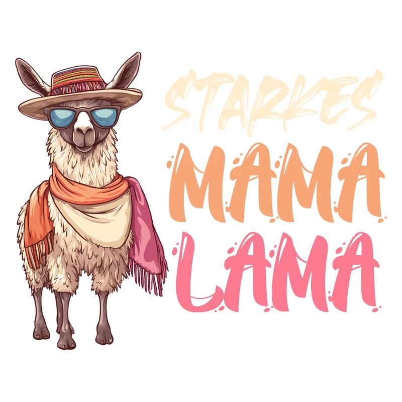 Werdende Mutter STARKES MAMA LAMA Lustiges