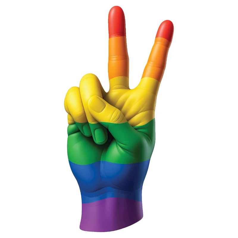 PRIDE PEACE HAND - peace & love