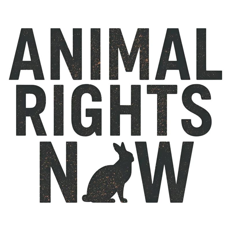 Animal Rights Now Déclaration Typographie