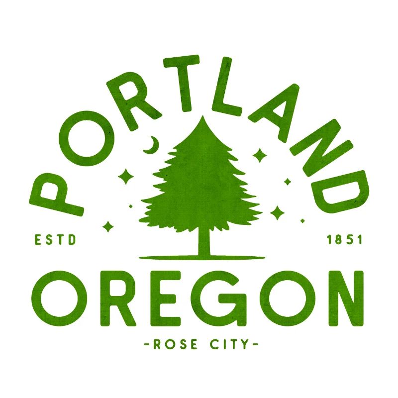 Portland Green Tree Logo