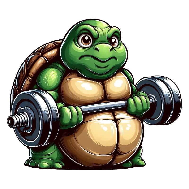 Entraînement avec haltères Grim Turtle
