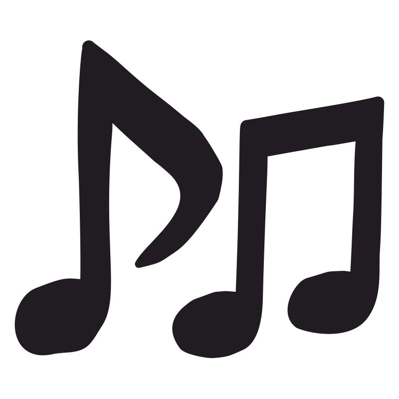 Black Notes Silhouette