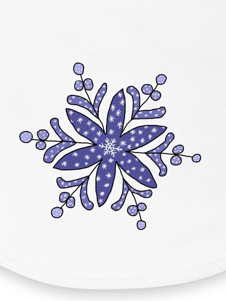 blaue_Schneeflocke