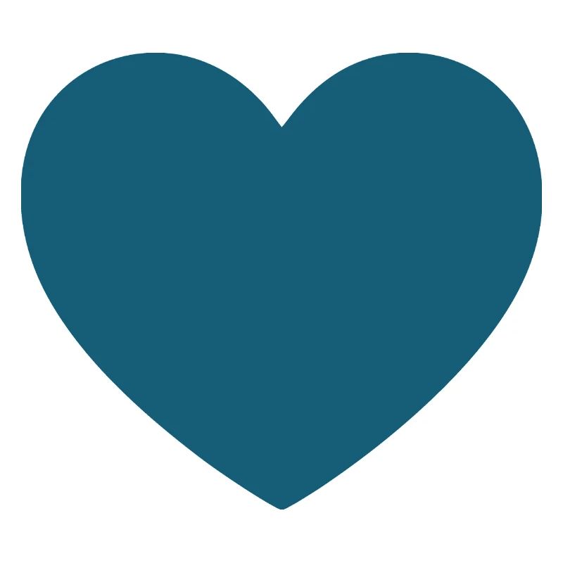 blaues Herz Geschenk Valentinstag