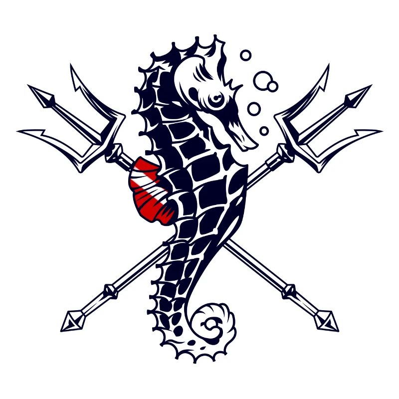 Taucher Trident Seepferdchen