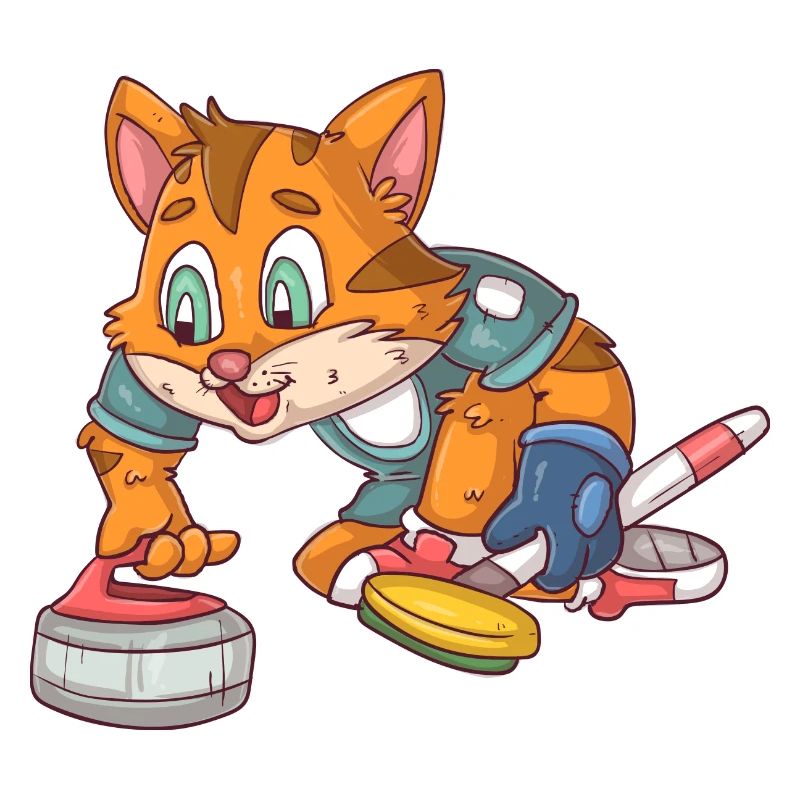 Chat de curling