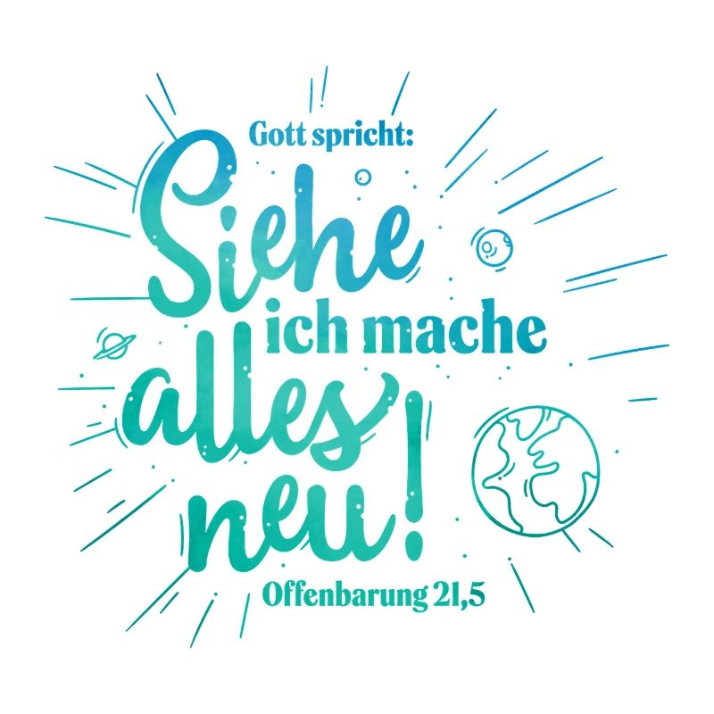 Gott spricht: Alles neu Design