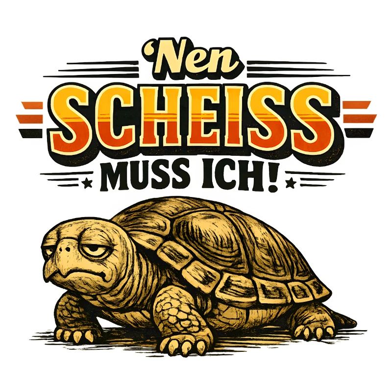 Nen Scheiss muss ich Schildkröte