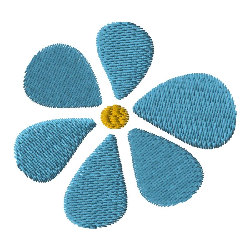 Gänseblümchen bestickt