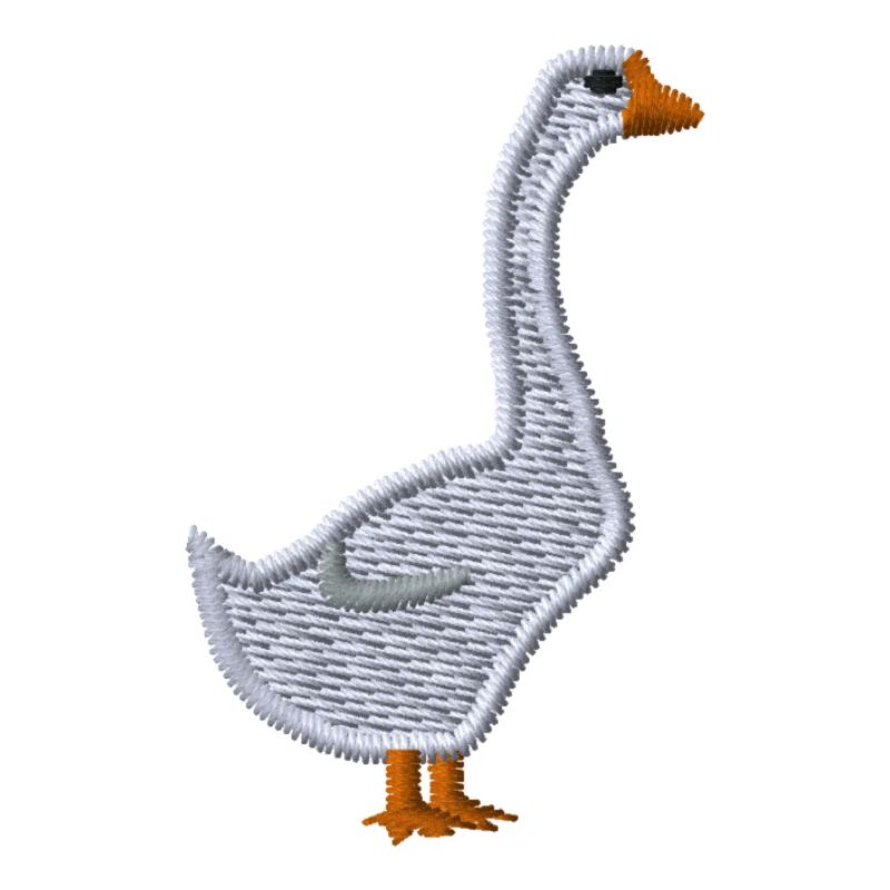 Oie brodée