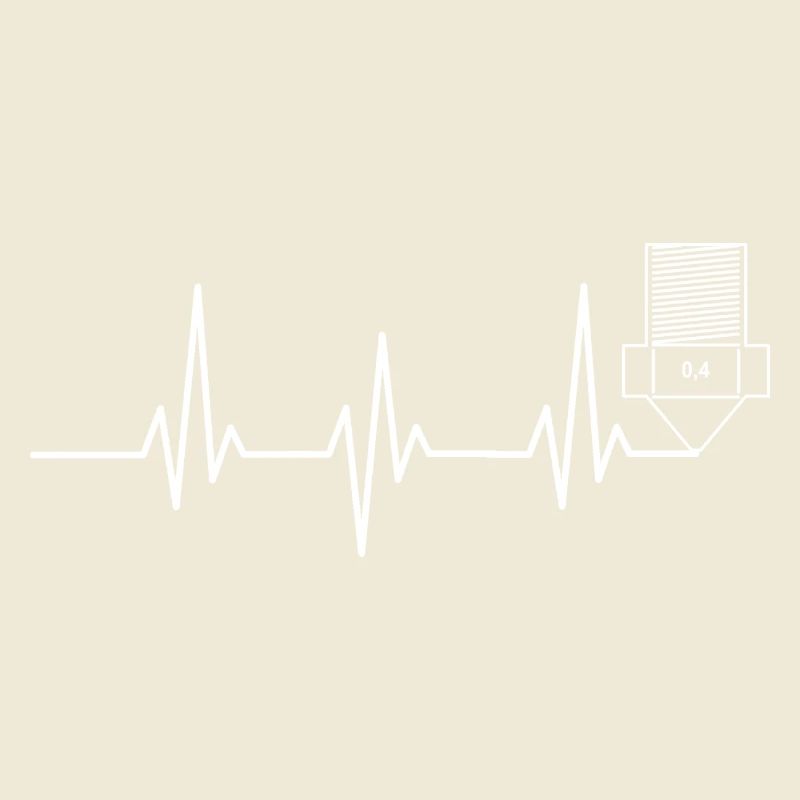 Heartbeat Impression 3D drôle TShirt Design