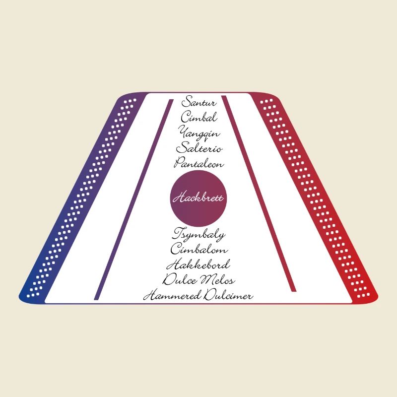 Dulcimer blue red