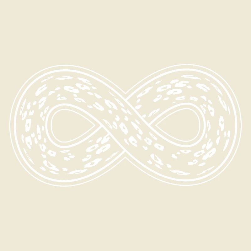 Leopard Infinity mit doppeltem Rand