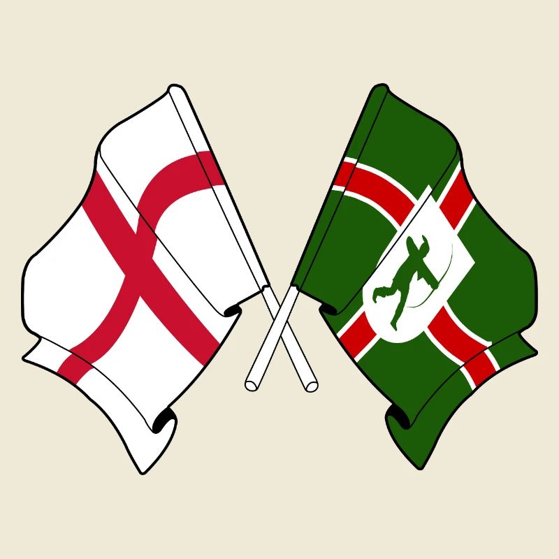 Drapeaux du Nottinghamshire × Angleterre
