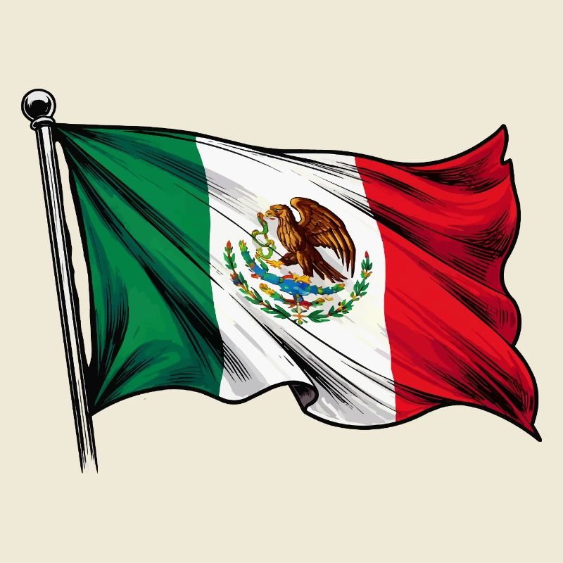 Drapeau du Mexique