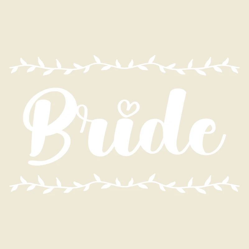 Bridal Script Wedding Look