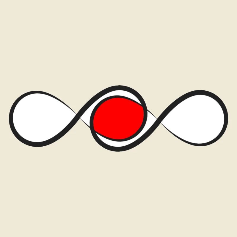 Eternal Line with Red Accent