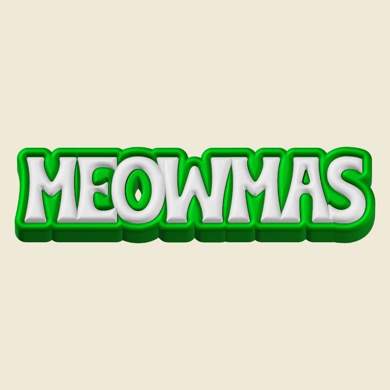 meowmas - Weihnachts Katzen 3D Design