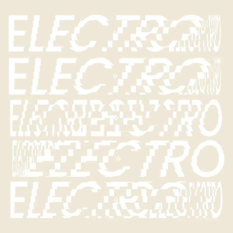 Électro-typographie Glitch