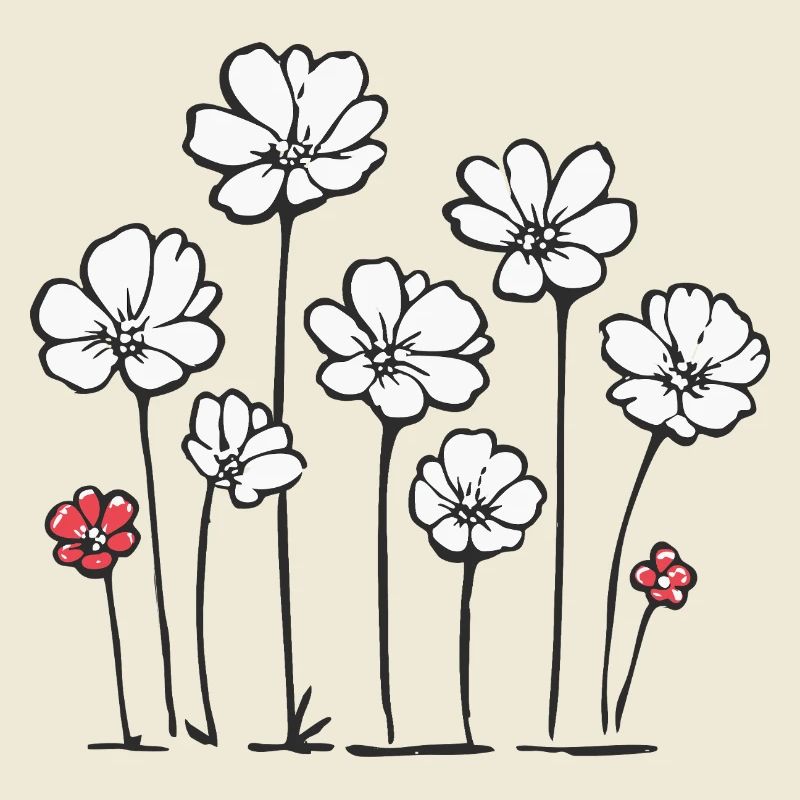 Delicate Wildflower Pattern