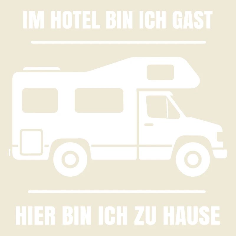 Cooler Dauercamper Spruch Wohnmobil Zuhause
