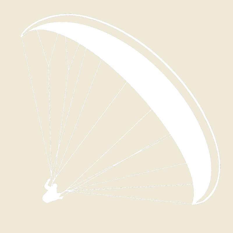 Gleitschirm Pilot Silhouette Paragliding Logo