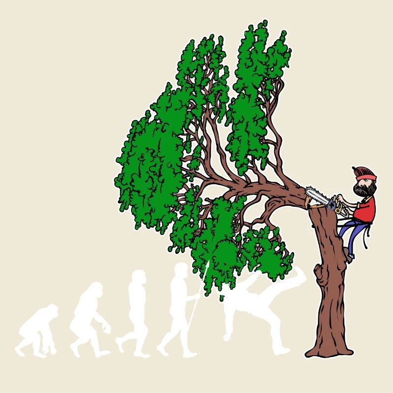 Arbre Evolution Woodwork bûcheron arbre cutter