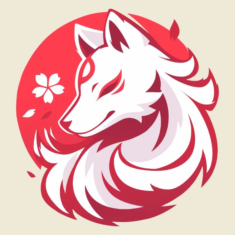 Asian Style White Fox