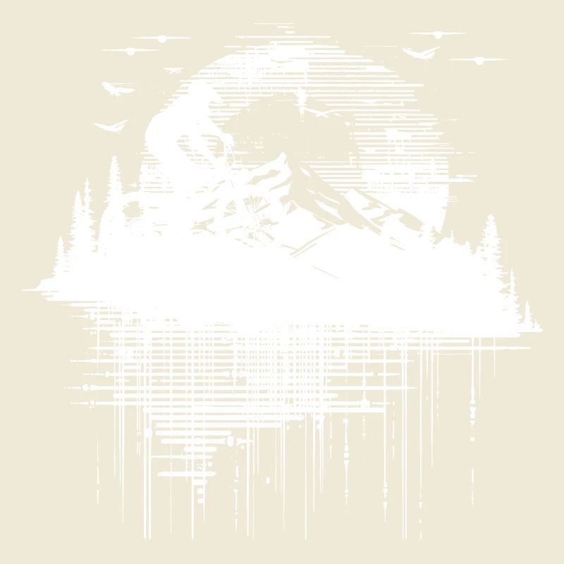 Mountain Biking Drawing