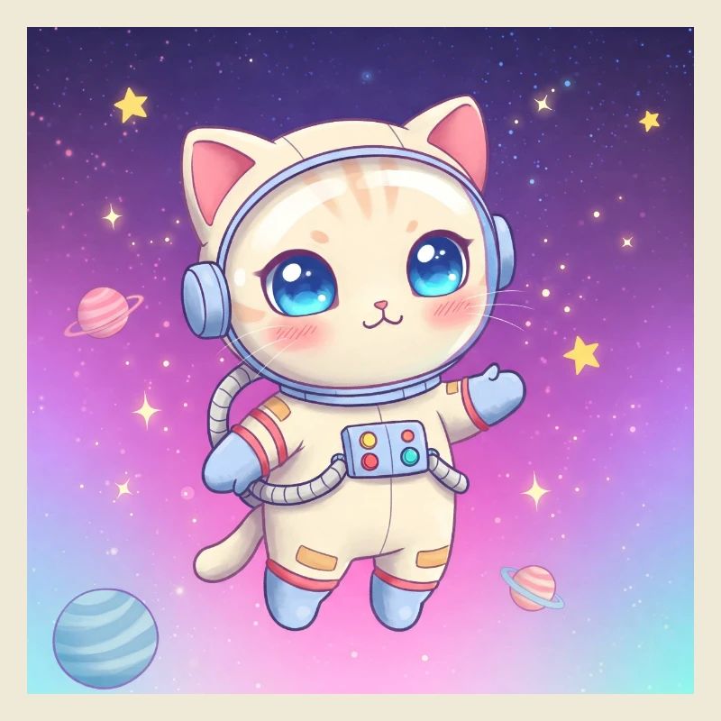 Astronaut kitten