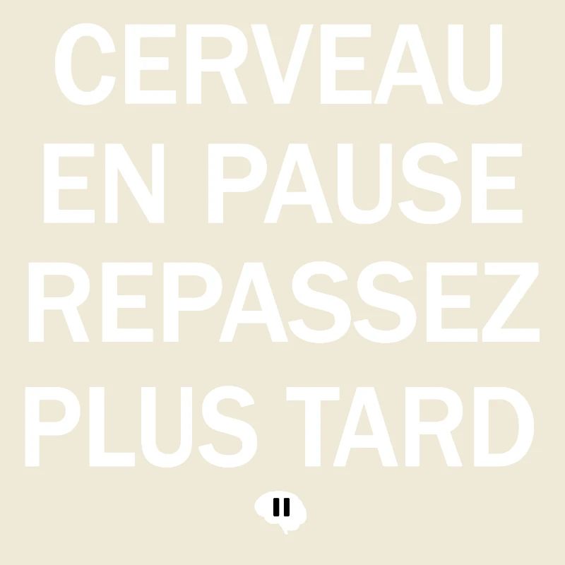 Brain on Pause, Resume Later
