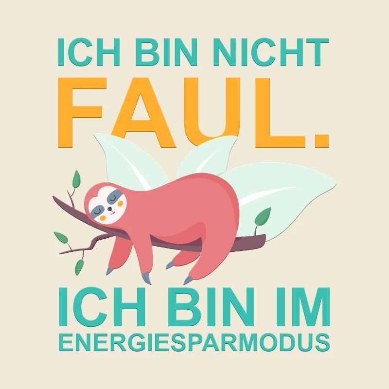 Sloth Power Saving Mode – Funny Quote