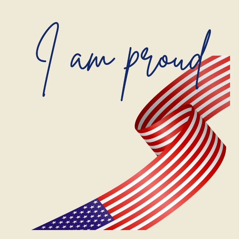 American Pride Wrapped Flag