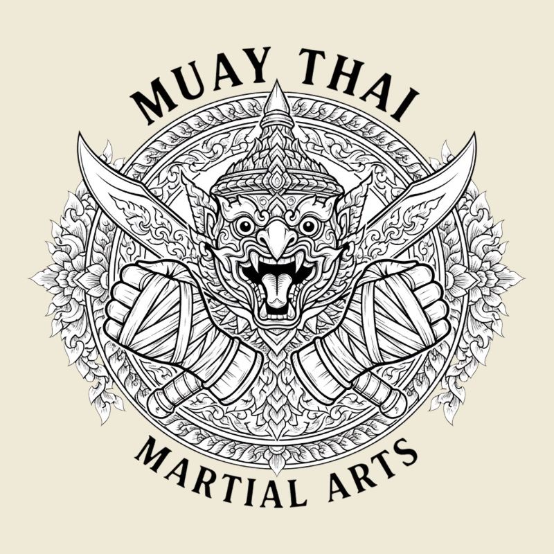 Dragon Head Muay Thai Emblem