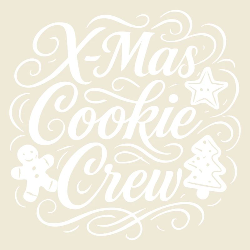 Équipe de Noël de cuisson des biscuits