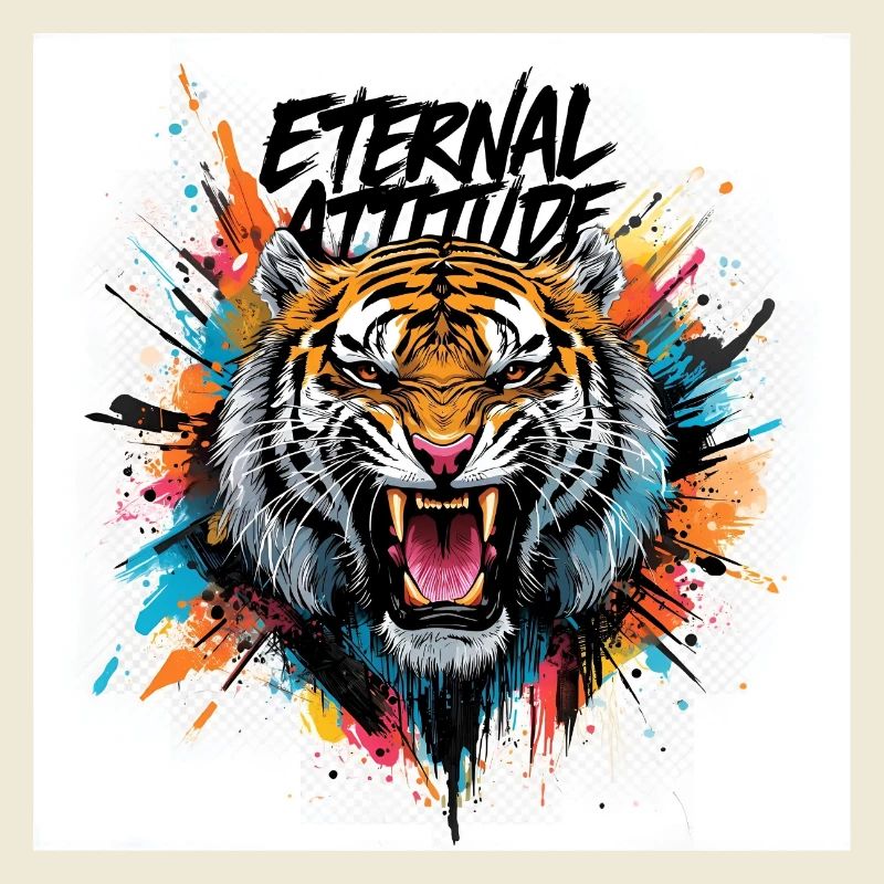Tigre de l’attitude éternelle