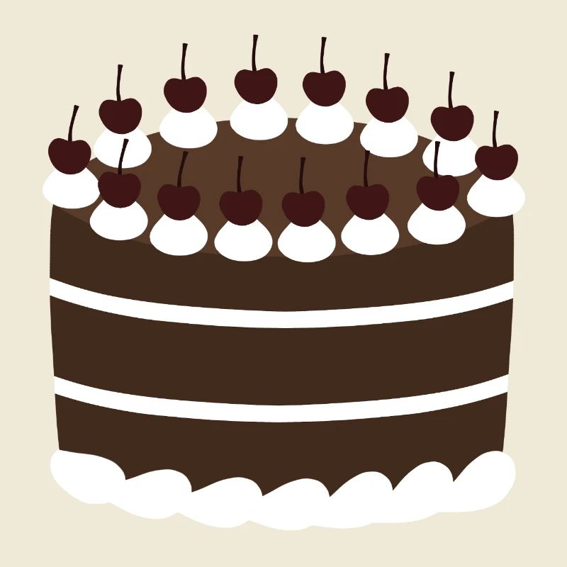 Cherry Chocolate Black Forest Layer Cake