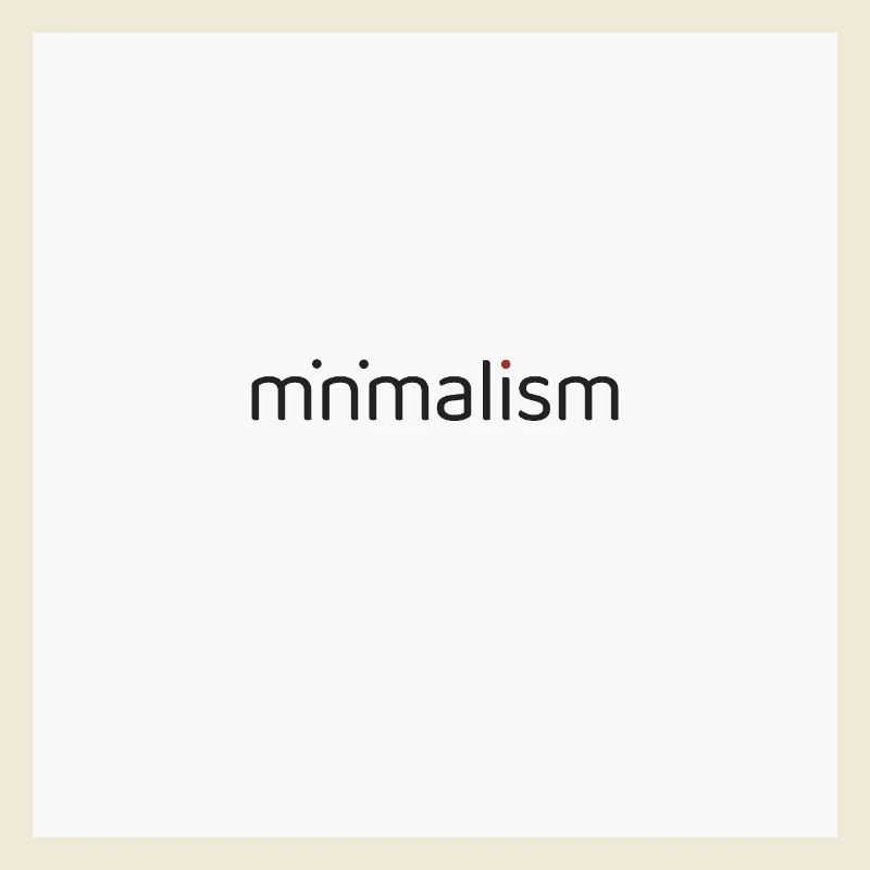 Minimalism Typography – Clean Poster Design