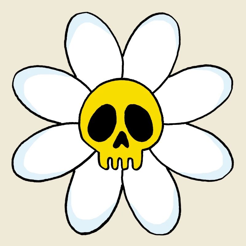 Crâne de fleur